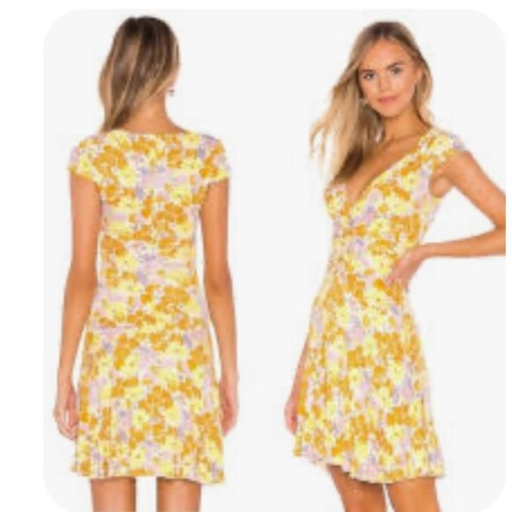 Anthro/Free People Sz Small Key to your Heart Floral Dress. Like new